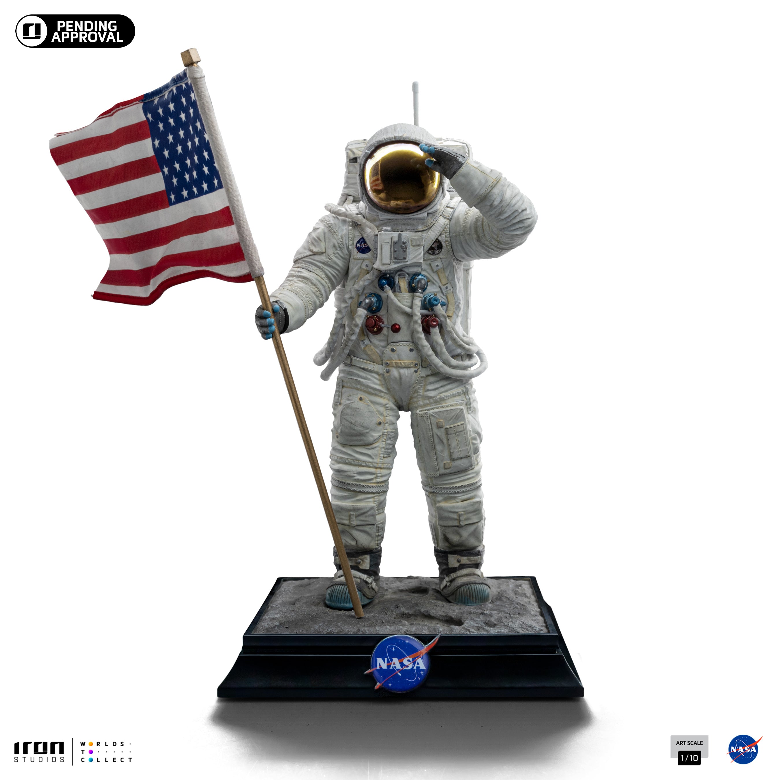 Iron Studios Limited Edition 1/10 Art Scale Apollo 11 Astronaut Statue