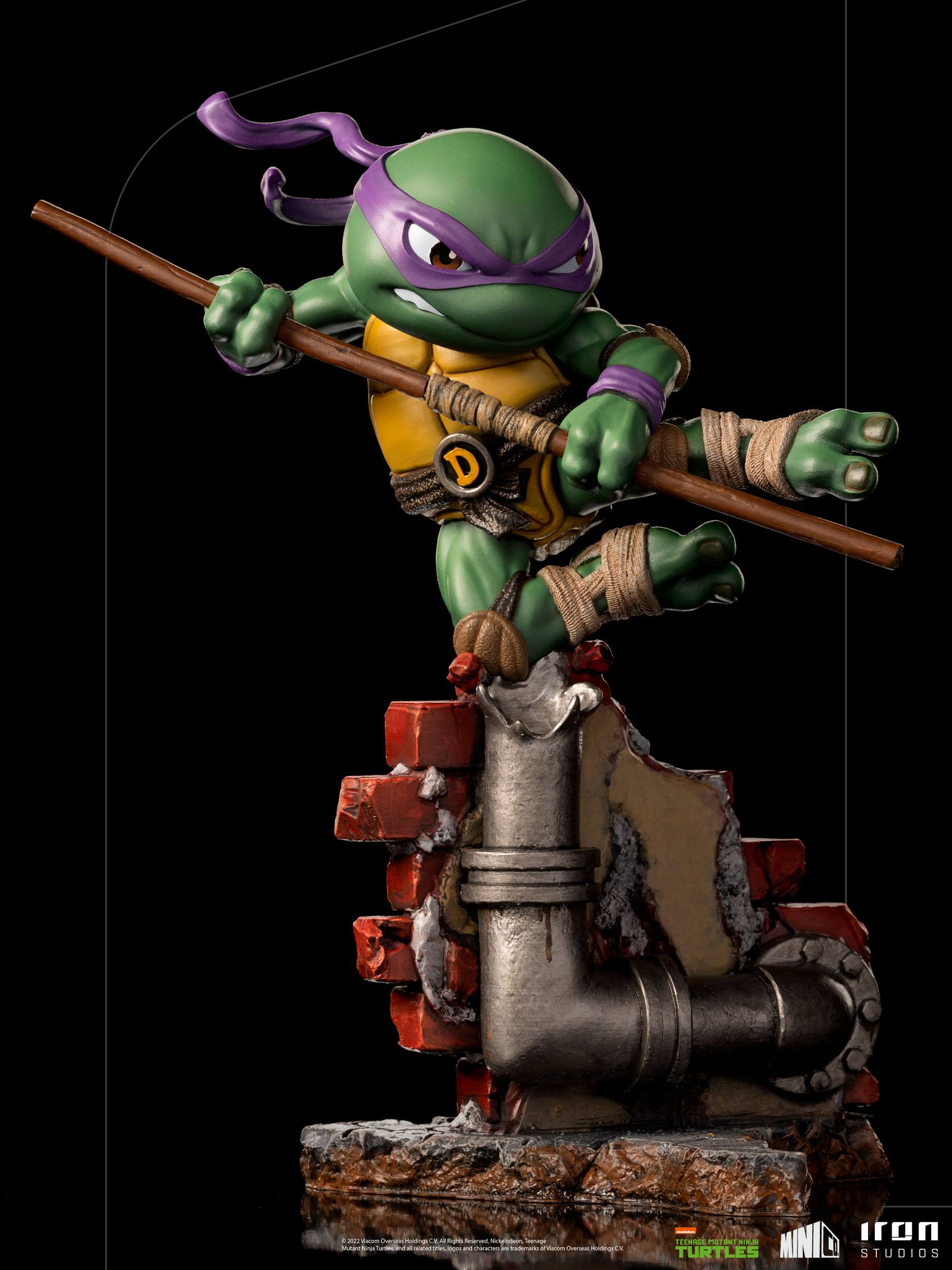 Iron Studios Collectible Mini Co. PVC Figure of Teenage Mutant Ninja Turtle Donatello