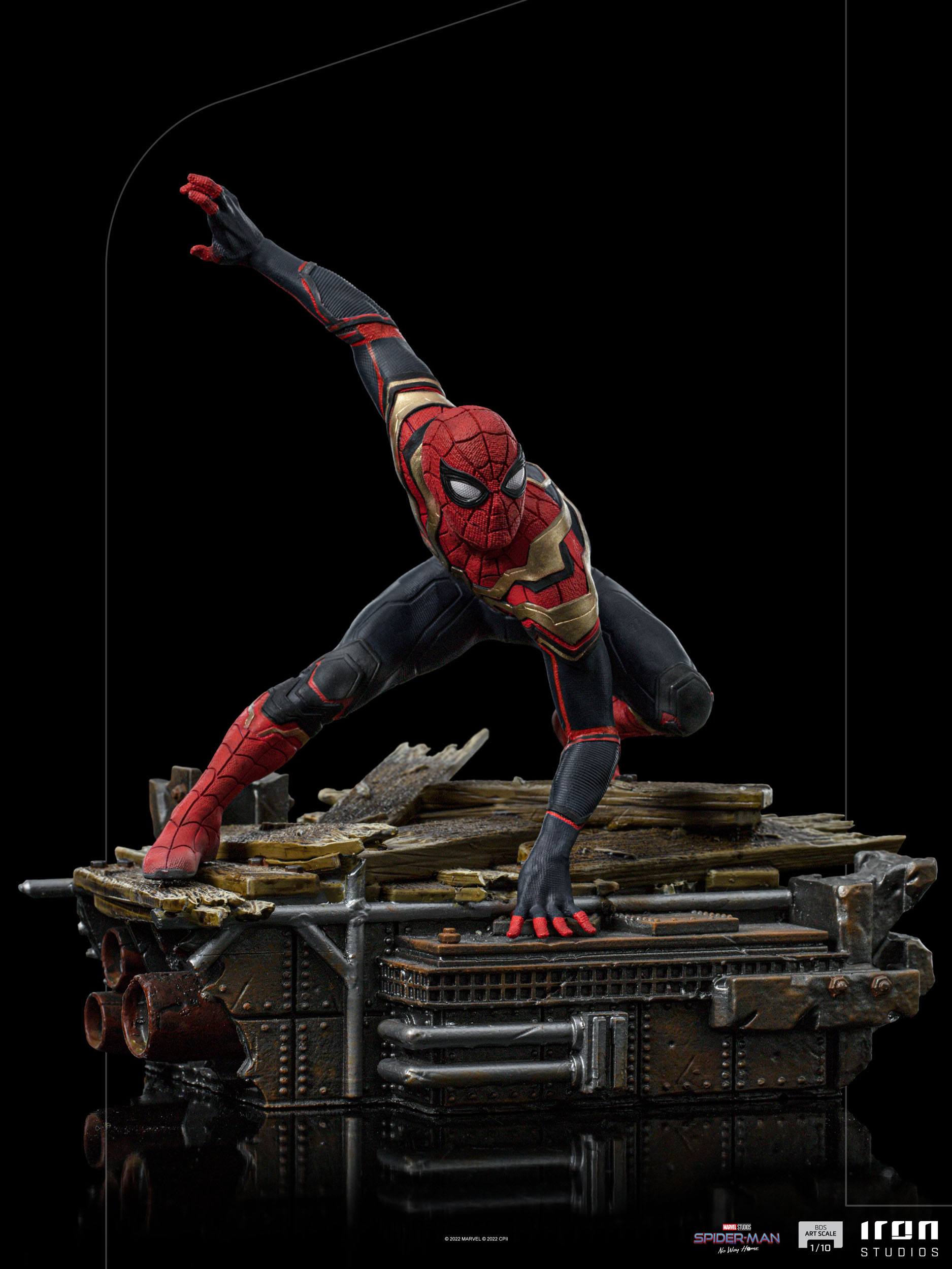 Iron Studios Collectible 1/10 Scale Deluxe Statue of Spider-Man Peter #1 from No Way Home