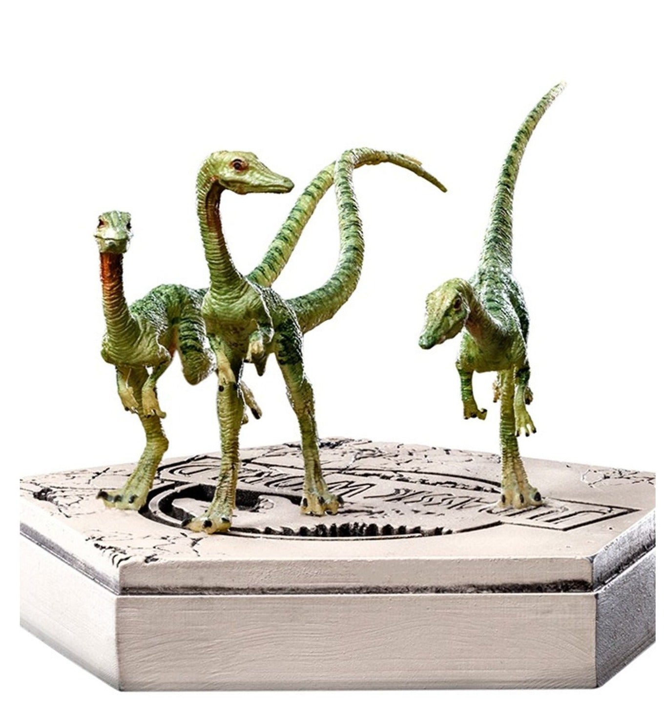 Iron Studios Collectible Jurassic World Icons Statue - Compsognathus Dinosaur Figurine