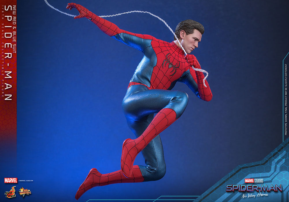 Hot Toys 1/6 Scale New Red and Blue Suit Spider-Man from No Way Home