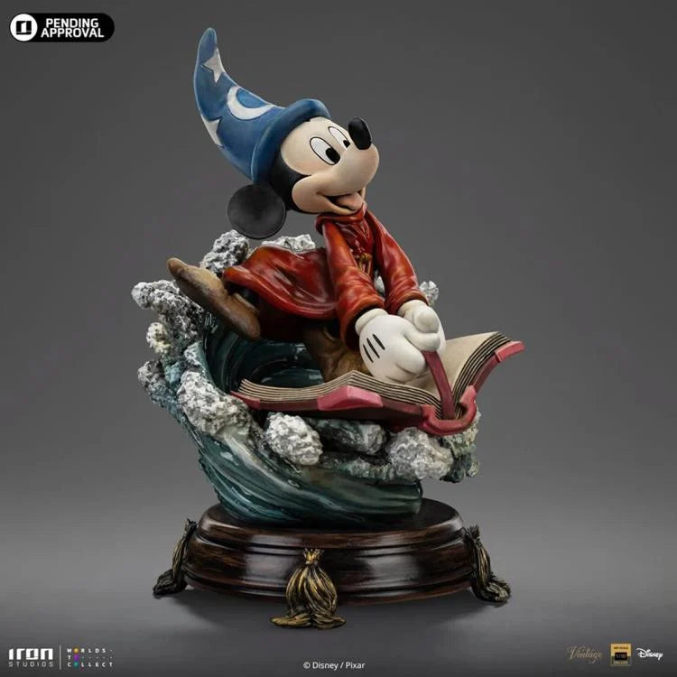 Iron Studios Limited Edition 1/10 Deluxe Art Scale Collectible Statue of Sorcerer Mickey from Disney's Fantasia
