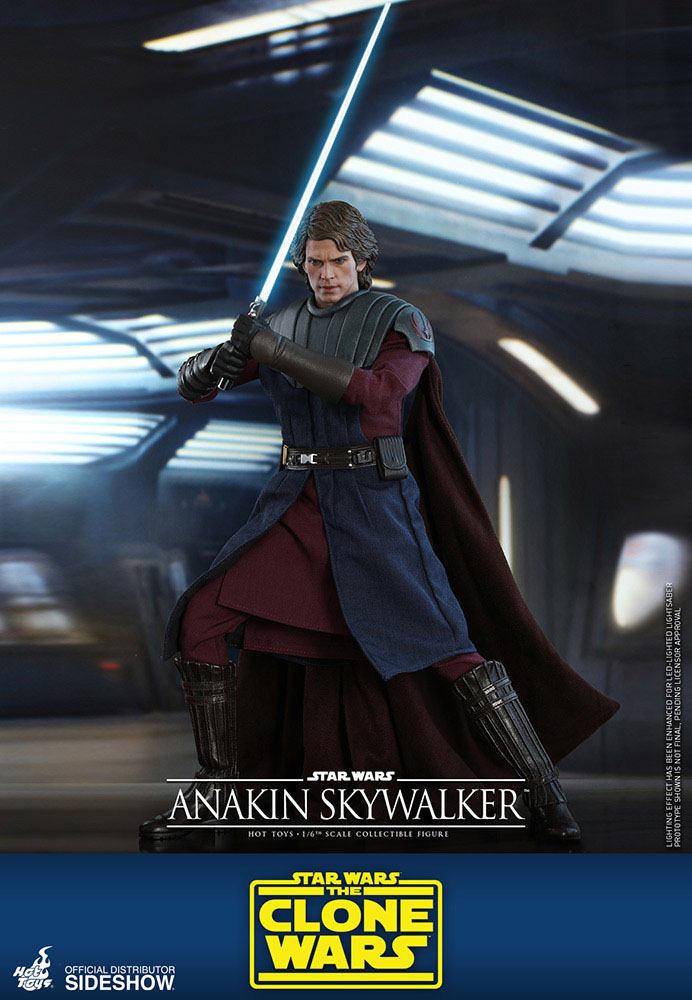 Hot Toys 1/6 Scale Action Figure - Star Wars The Clone Wars Anakin Skywalker