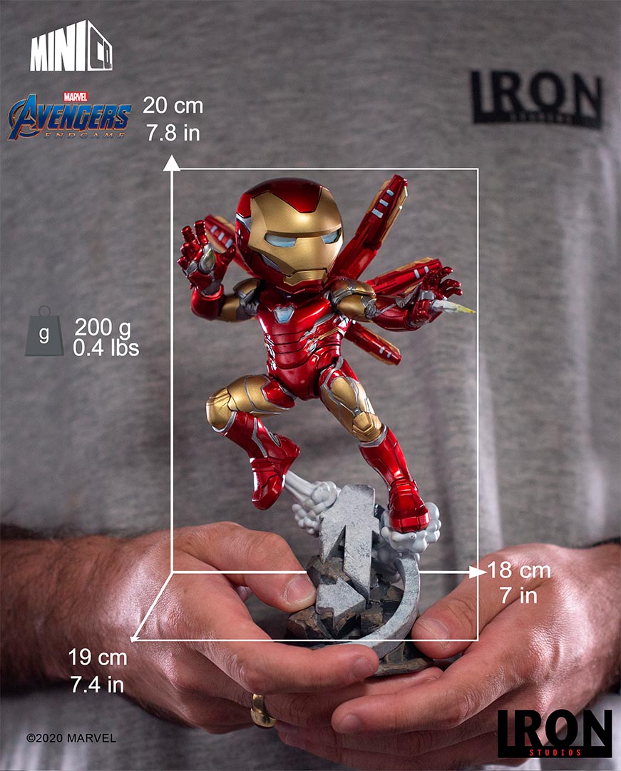 Iron Studios MiniCo Collectible Statue of Iron Man from Avengers Endgame