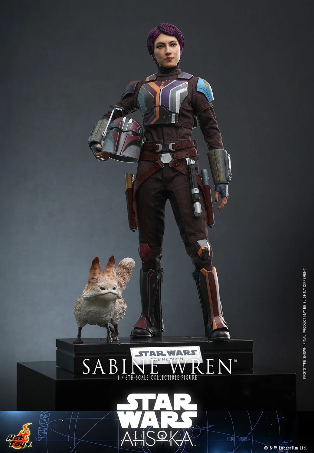 Hot Toys 1/6th Scale Collectible Figure of Sabine Wren from Star Wars Ahsoka Series
