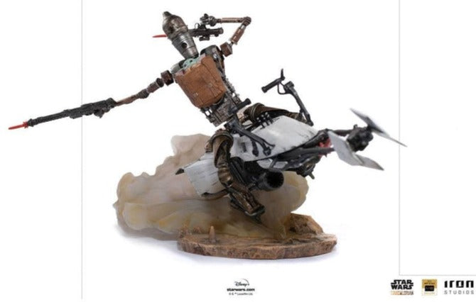 Iron Studios 1/10 Deluxe Limited Edition Statue of IG-11 and The Child from The Mandalorian