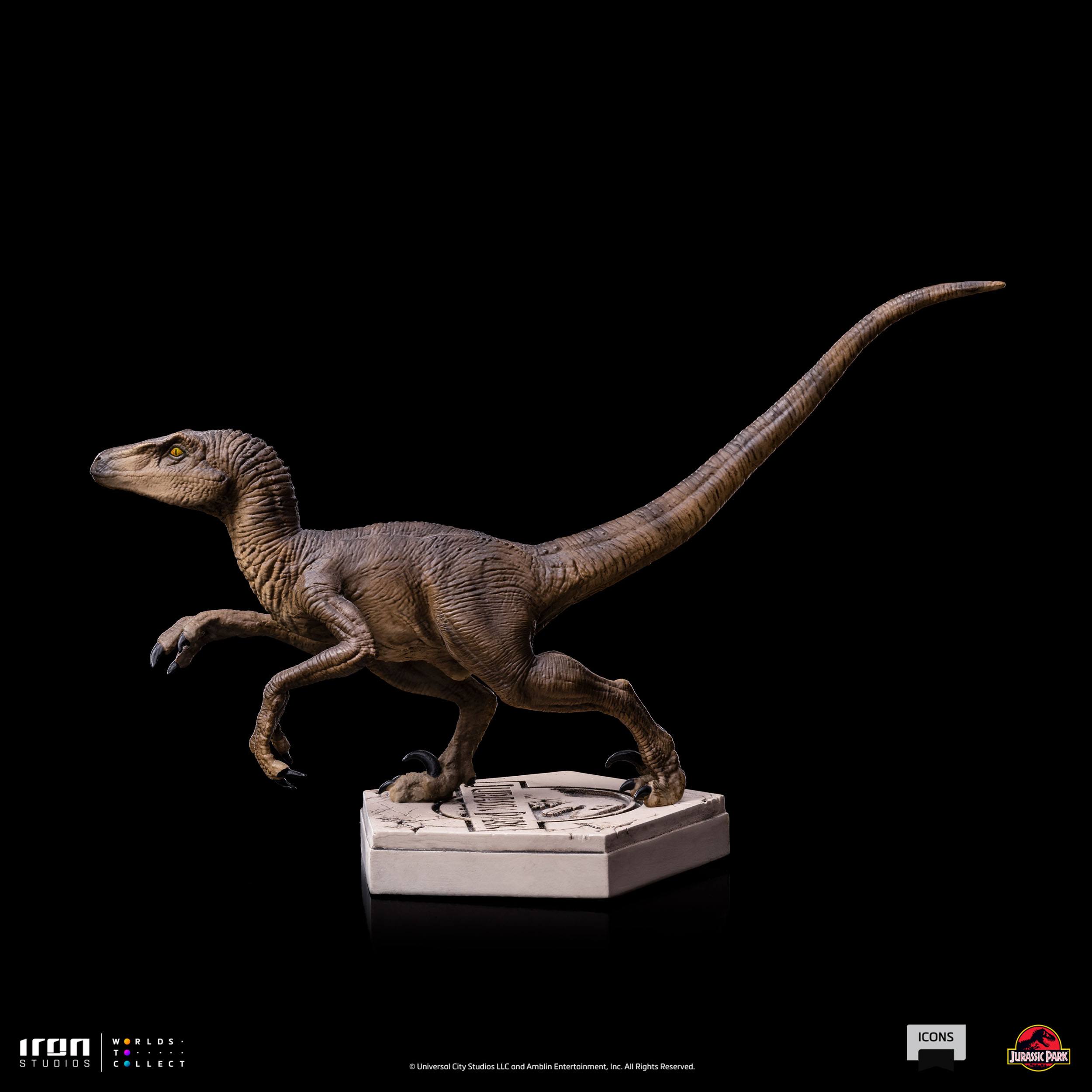 Iron Studios Stylized Jurassic World Velociraptor (B) Icon Statue