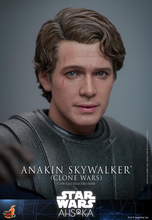Hot Toys 1/6 Scale Clone Wars Era Anakin Skywalker Collectible Figure