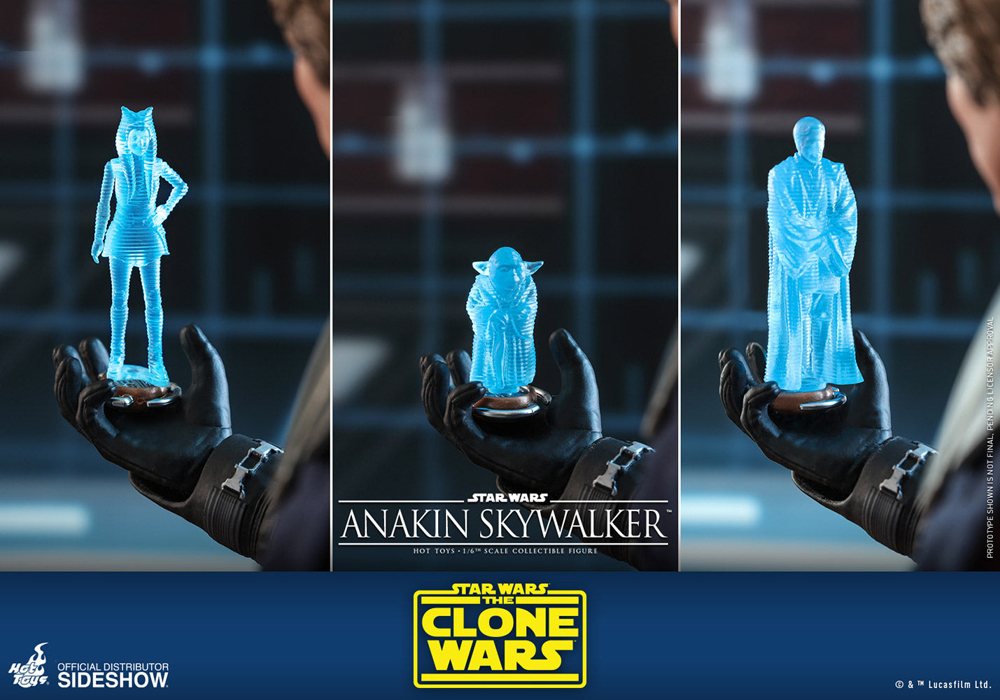 Hot Toys 1/6 Scale Star Wars The Clone Wars Anakin Skywalker Action Figure
