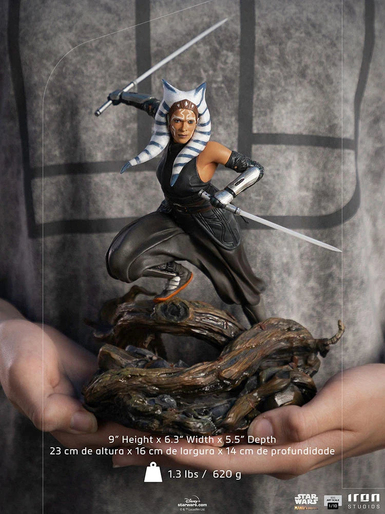 Iron Studios 1/10 Art Scale Highly Detailed Hand - Painted Ahsoka Tano Statue from Star Wars