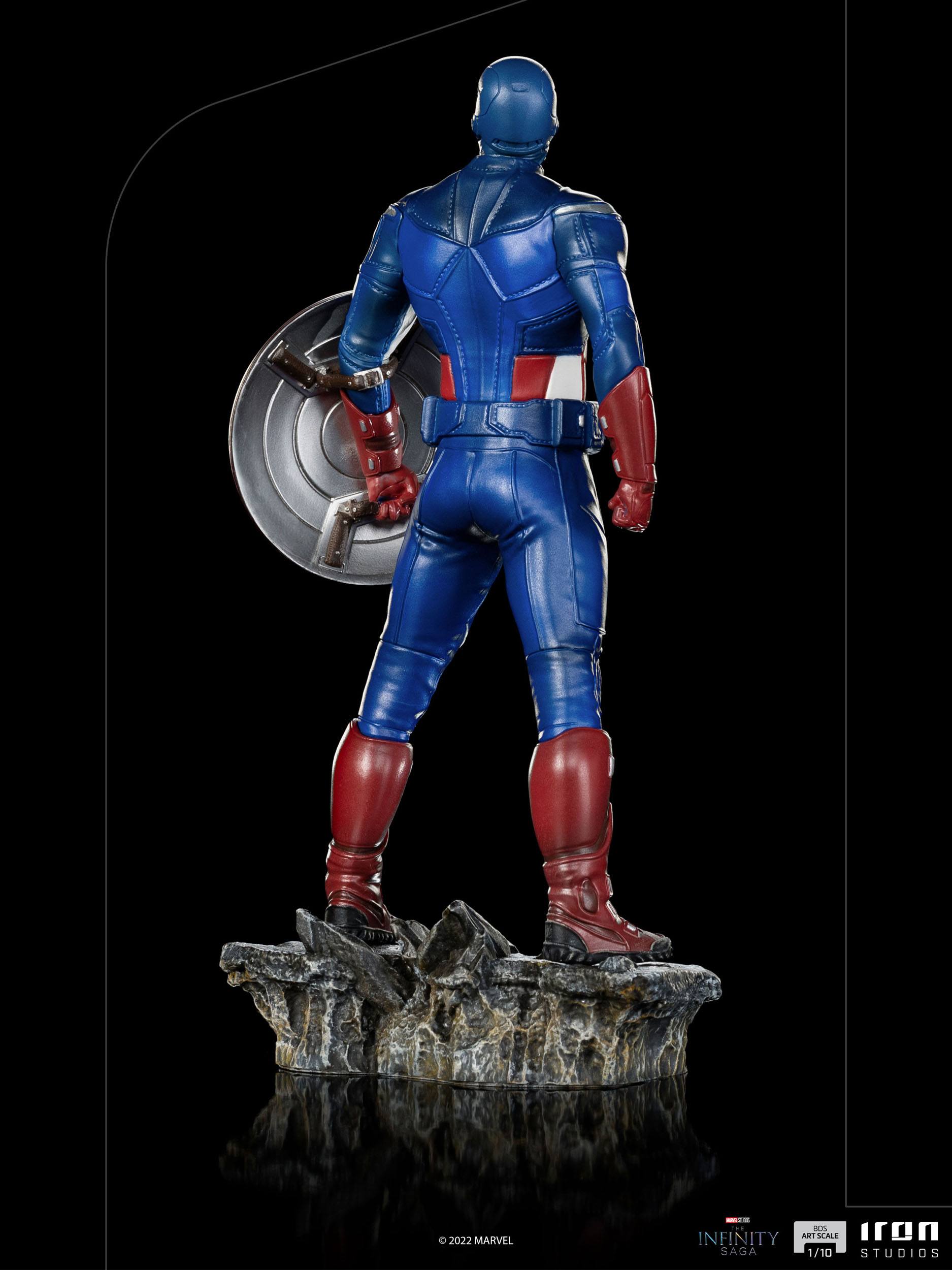 Iron Studios Marvel Avengers The Infinity Saga 1/10 Scale Artistic Statue Depicting Captain America in the Battle of New York