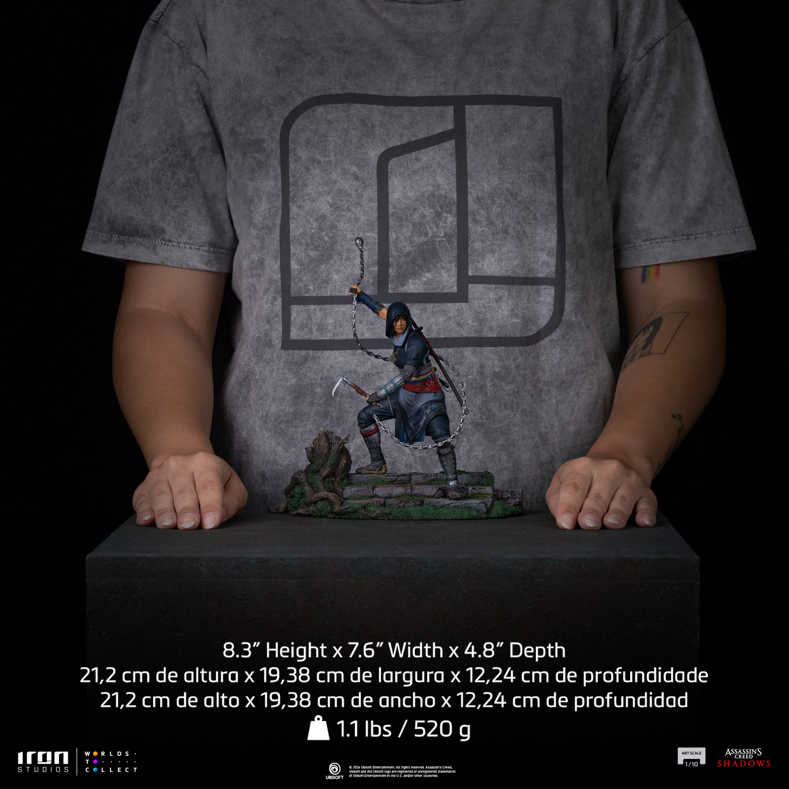 Limited Edition 1/10 Art Scale Iron Studios Assassin's Creed Shadows Naoe Collectible Statue