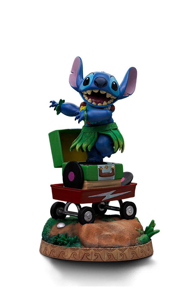Limited Edition Iron Studios 1/10 Art Scale Statue of Stitch in Hula Costume from Lilo & Stitch