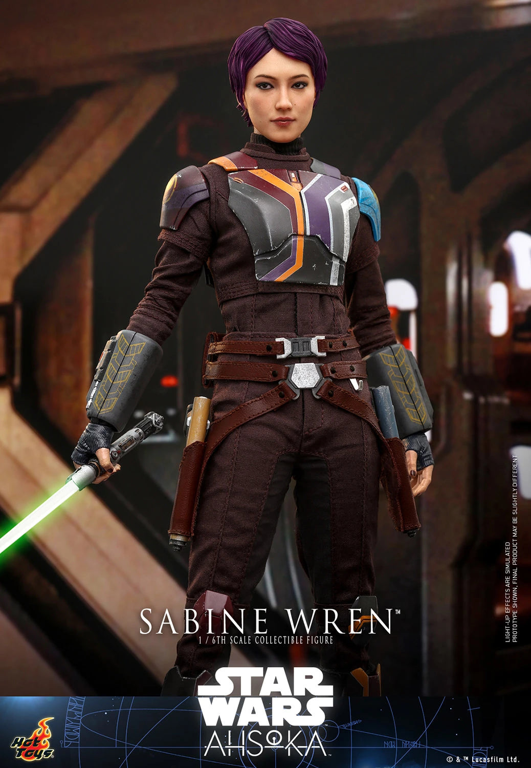 Hot Toys 1/6th Scale Collectible Figure of Sabine Wren from Star Wars Ahsoka Series