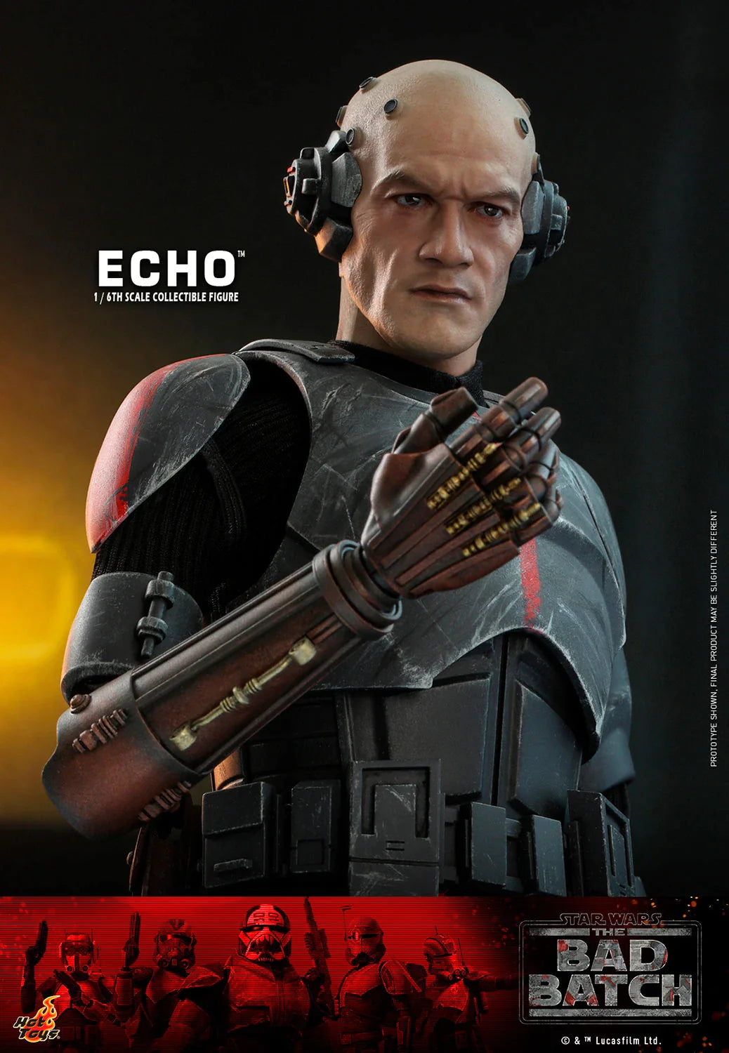 Hot Toys 1/6th Scale Collectible Star Wars The Bad Batch Echo Action Figure
