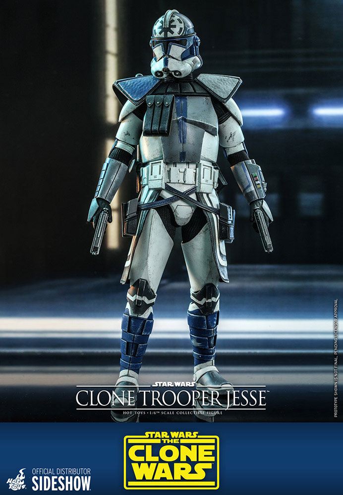 Hot Toys 1/6th Scale Star Wars Clone Wars Clone Trooper Jesse Collectible Figure