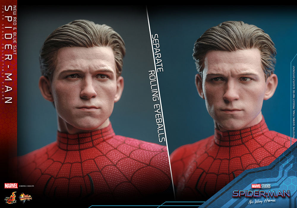 Hot Toys 1/6 Scale New Red and Blue Suit Spider-Man from No Way Home