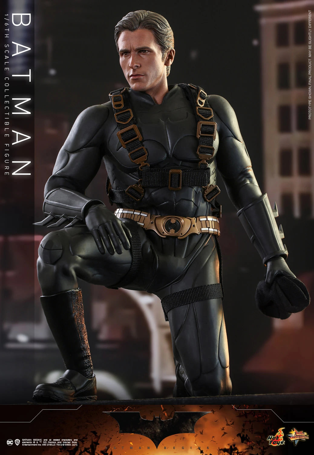 Hot Toys 1/6th Scale Collectible Figure of DC Batman from The Dark Knight and Batman Begins