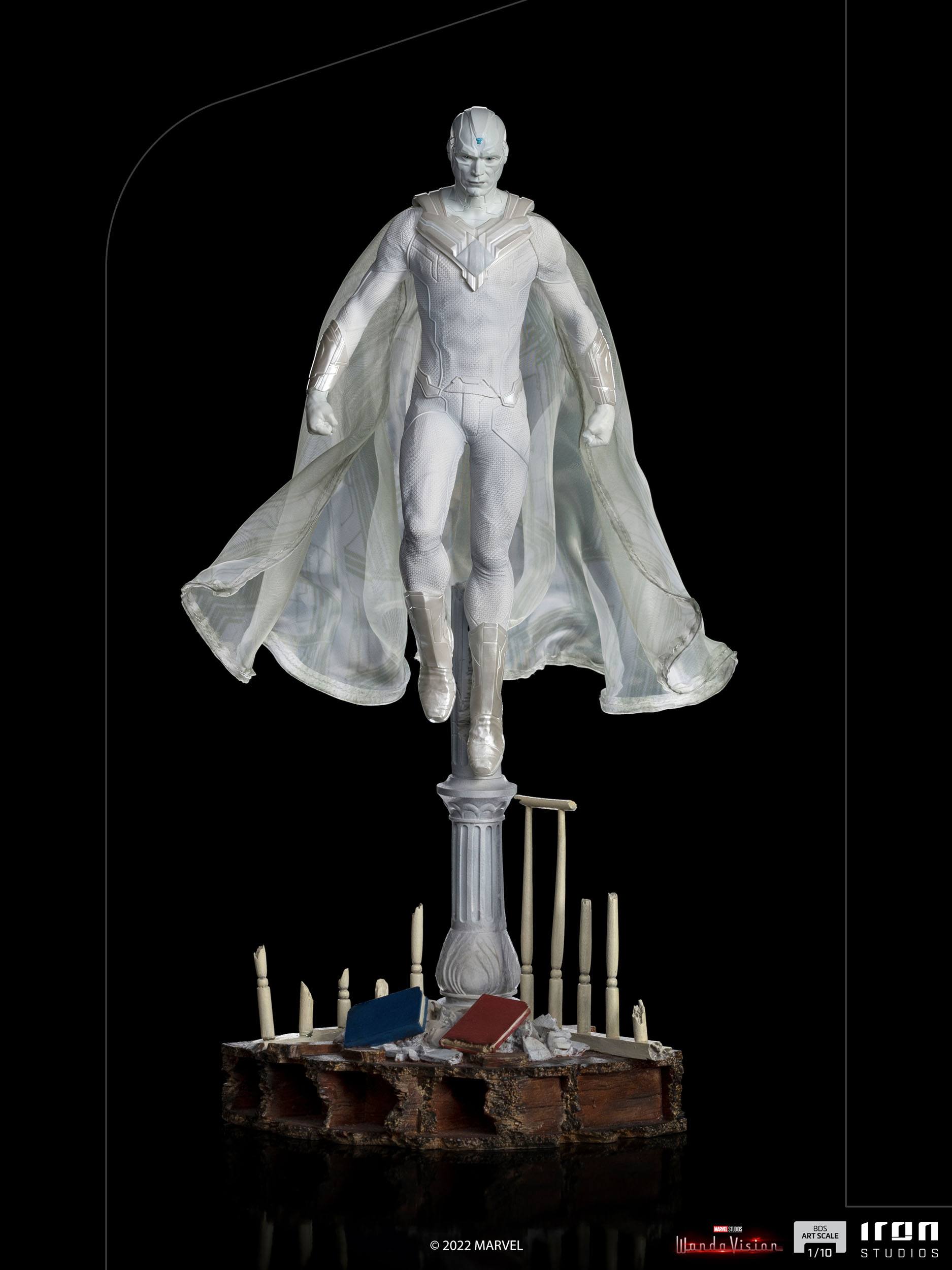 Iron Studios Collectible 1/10 Art Scale Statue - WandaVision Series' White Vision Figurine