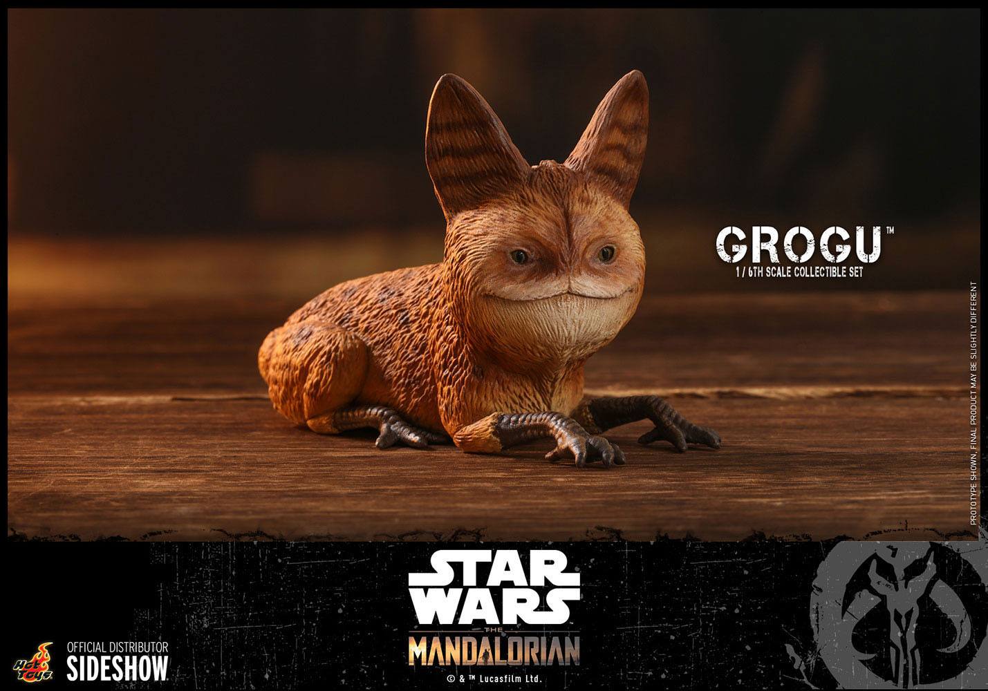 Hot Toys 1/6 Scale Collectible Figure Set of Grogu from Star Wars The Mandalorian