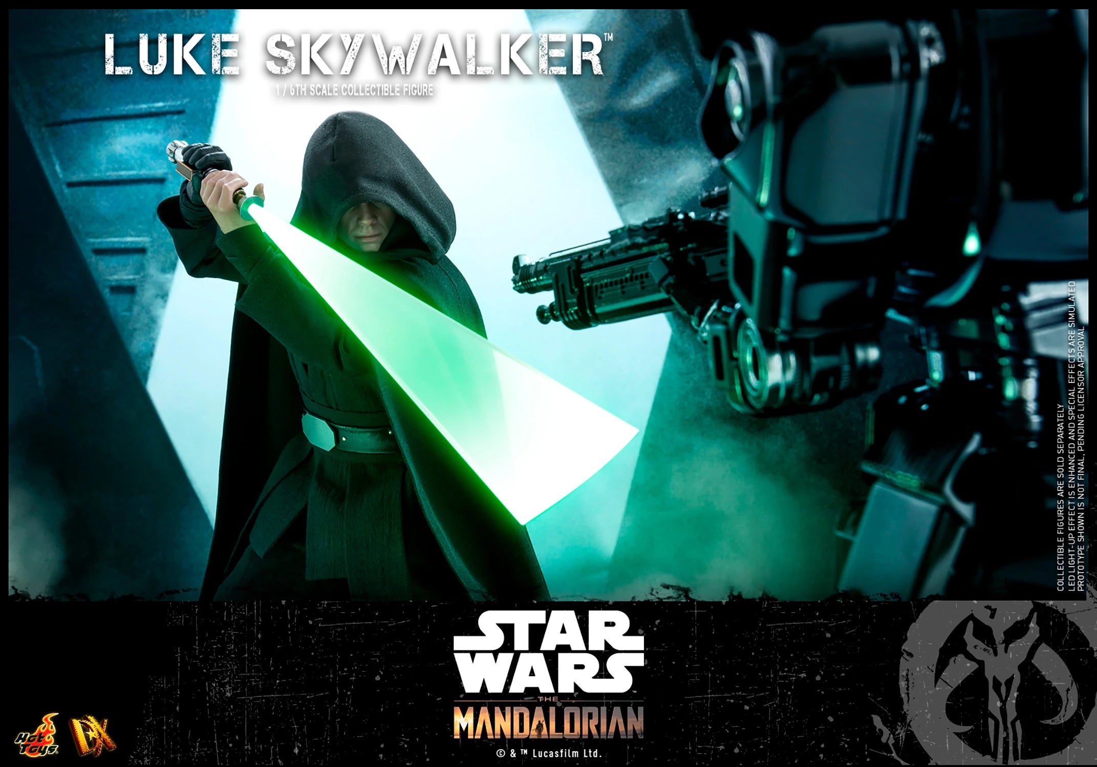 Hot Toys 1/6th Scale Collectible Luke Skywalker Jedi Knight Action Figure