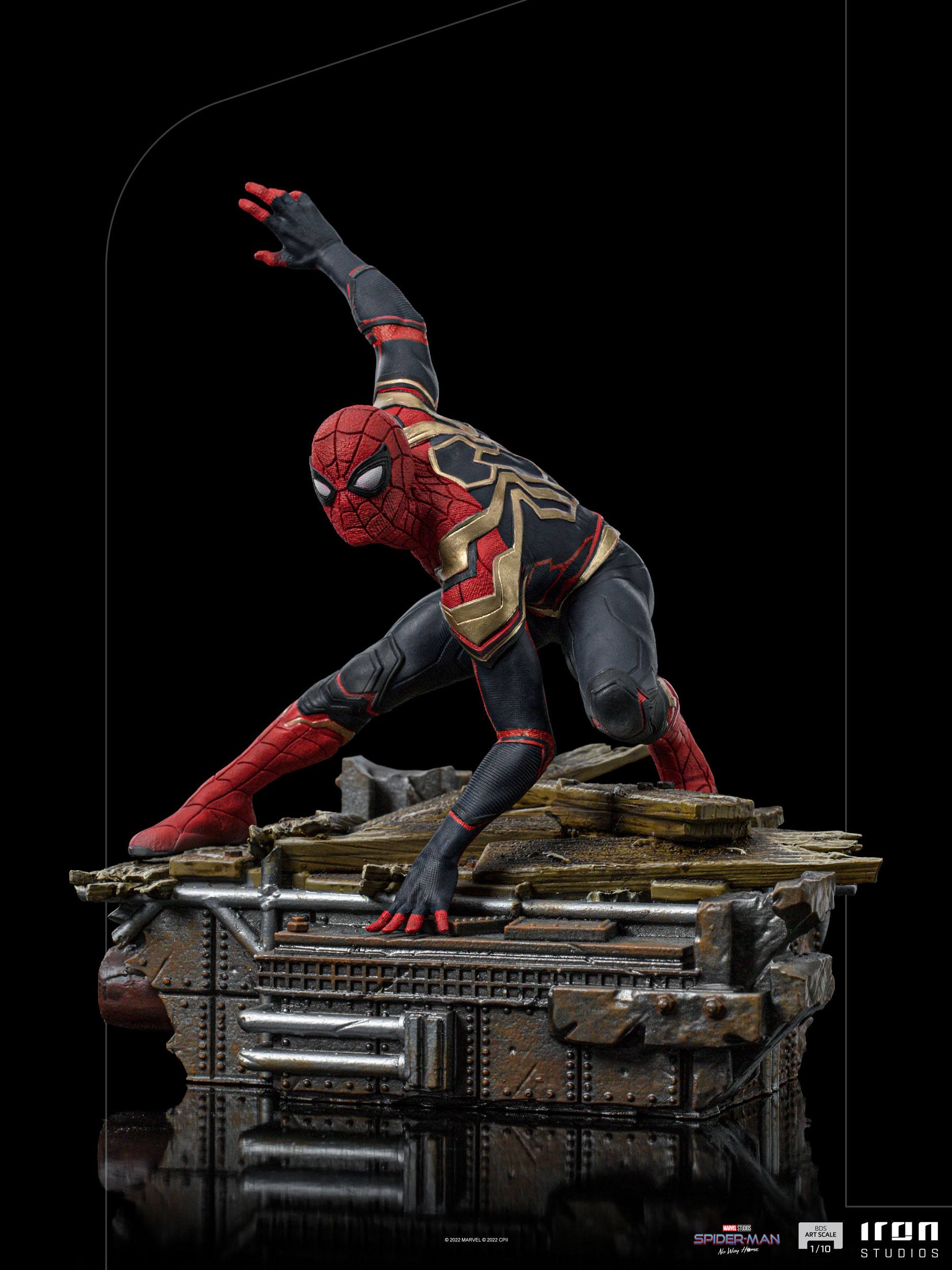 Iron Studios Collectible 1/10 Scale Deluxe Statue of Spider-Man Peter #1 from No Way Home