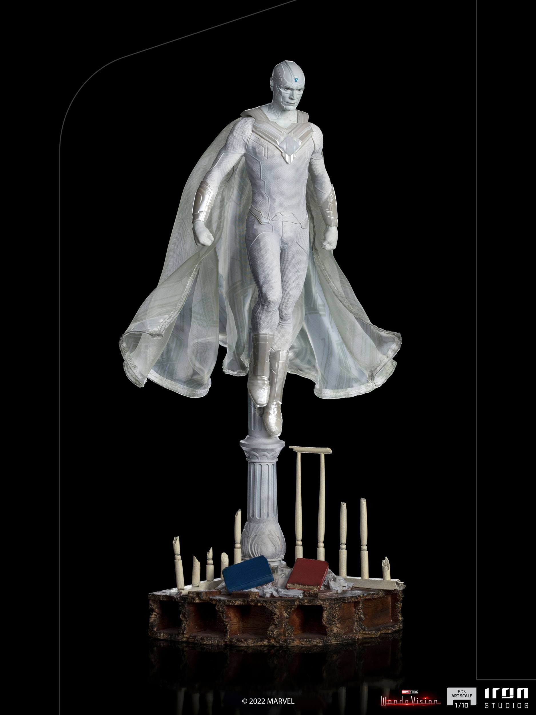 Iron Studios Collectible 1/10 Art Scale Statue - WandaVision Series' White Vision Figurine
