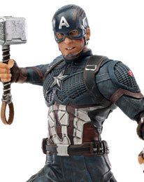 Iron Studios 1/10 Art Scale Marvel The Infinity Saga Captain America Statue