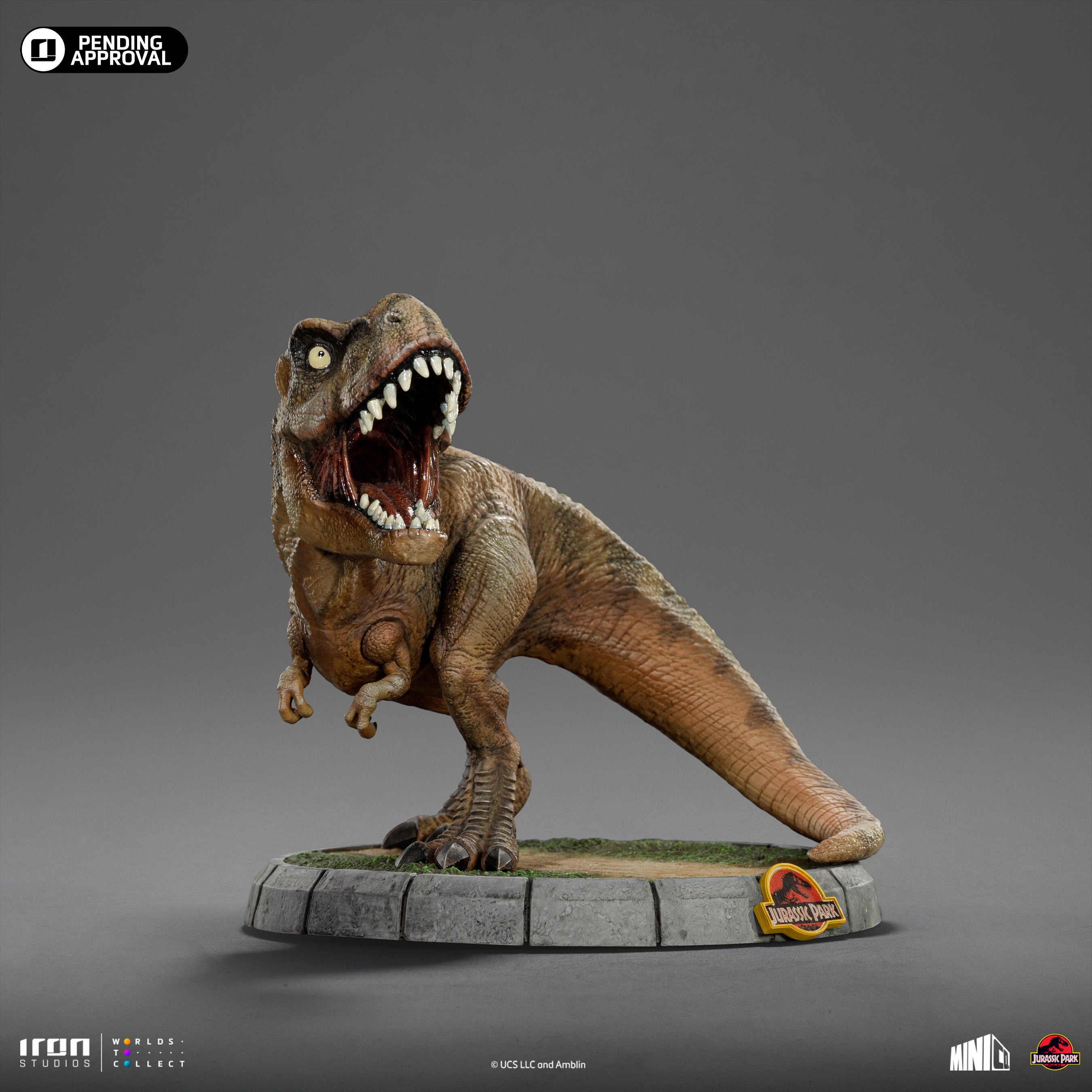 Iron Studios 30th Anniversary Stylized Jurassic Park MiniCo T-Rex Statue