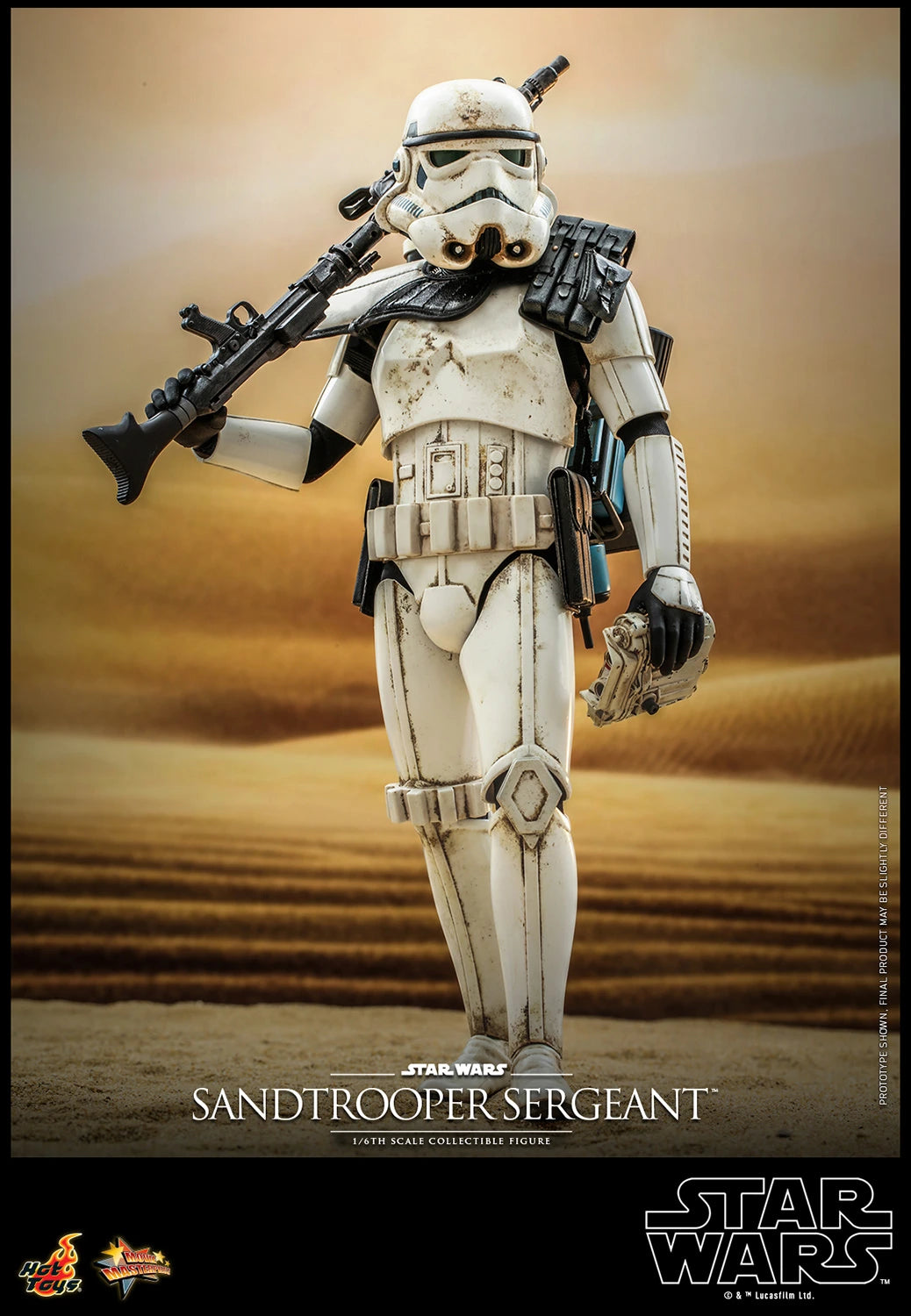 Hot Toys 1/6th Scale Star Wars A New Hope Sandtrooper Sergeant Collectible Figure