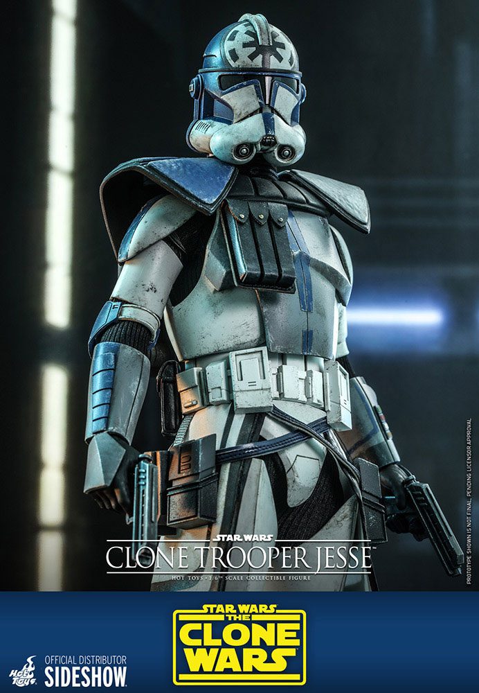 Hot Toys 1/6th Scale Star Wars Clone Wars Clone Trooper Jesse Collectible Figure