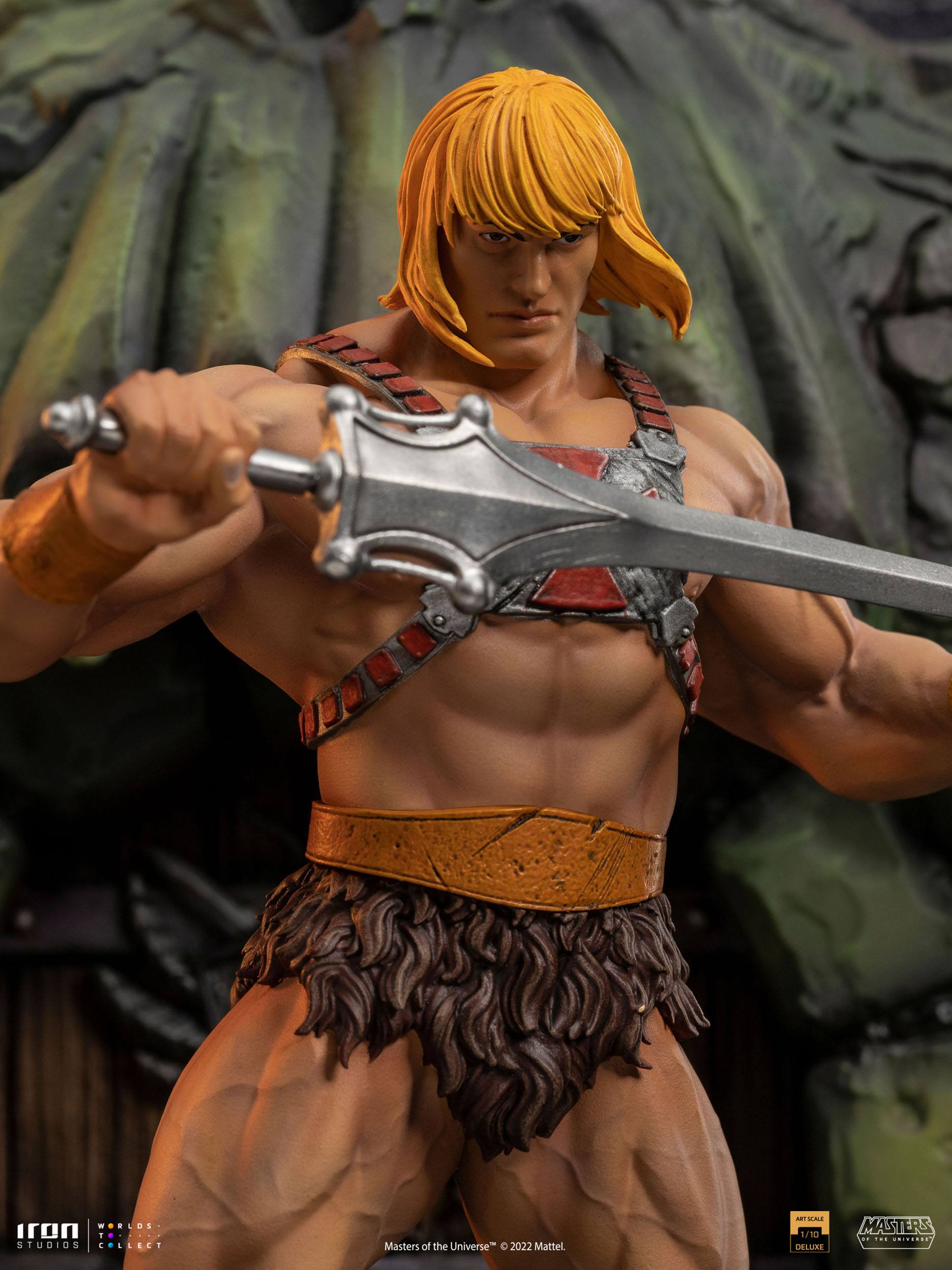 Iron Studios High - Quality 1/10 Deluxe Art Scale Collectible Statue of He - Man from Masters of the Universe
