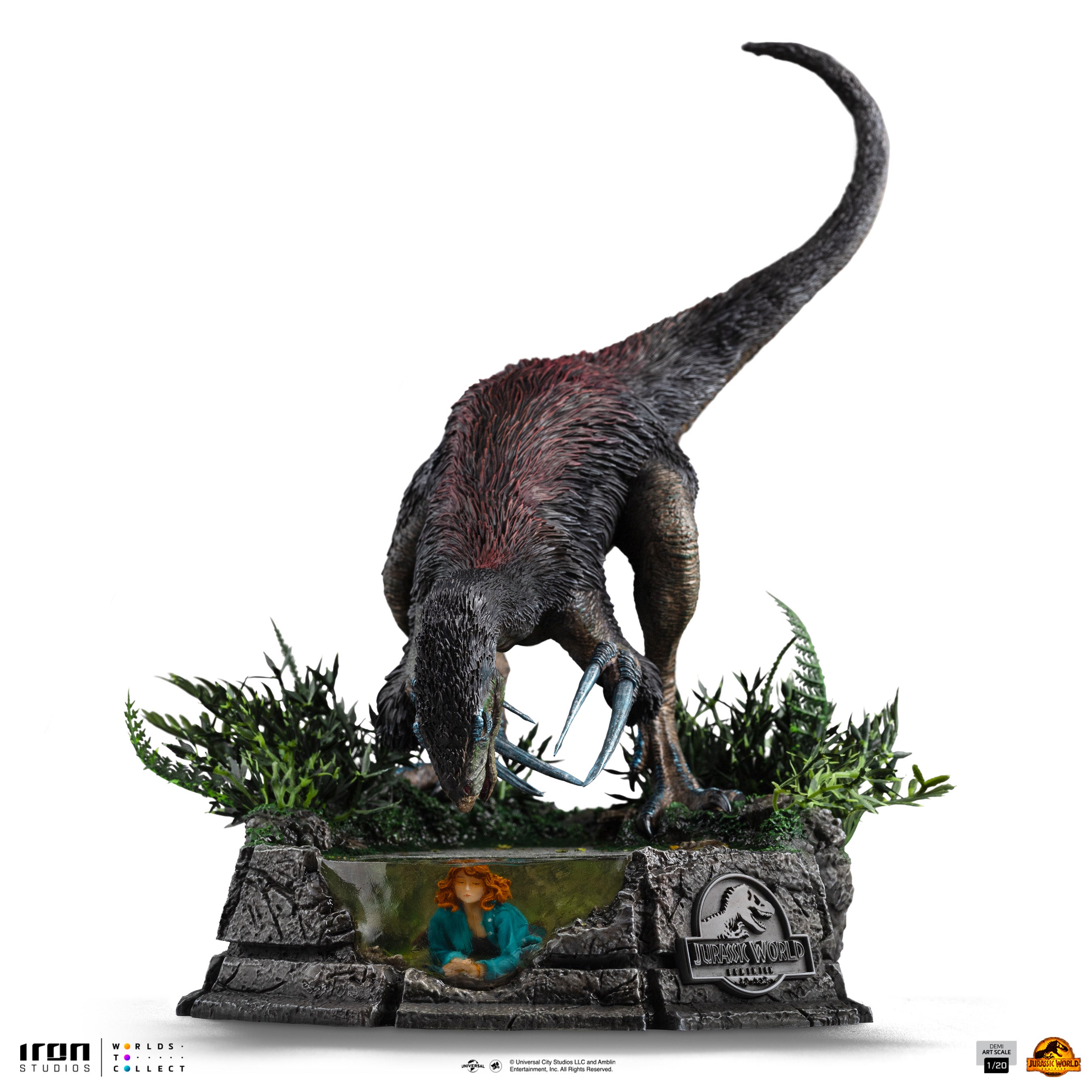 Iron Studios Collectible Limited Edition Jurassic World Therizinosaurus Statue in 1/20 Art Scale
