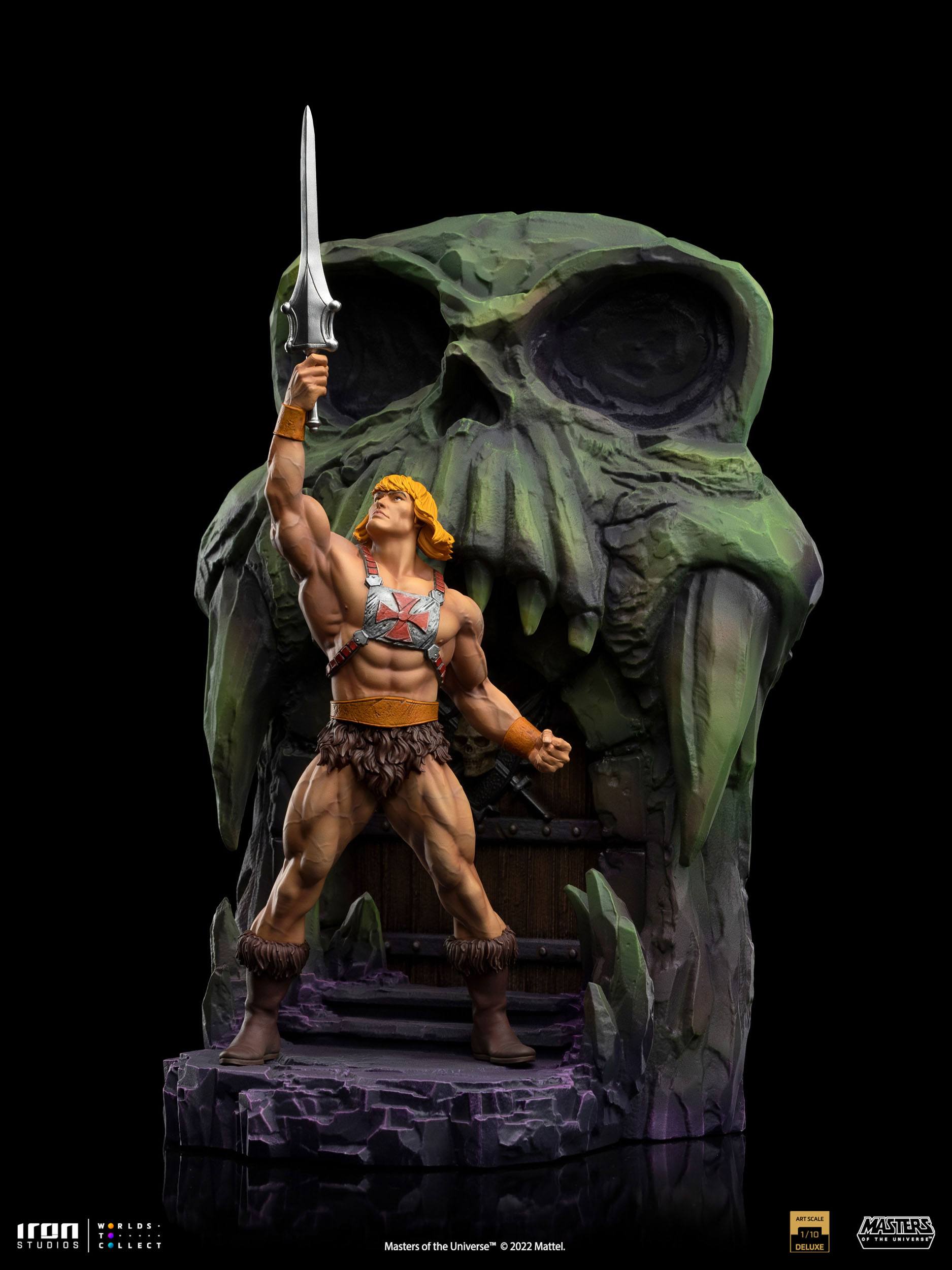 Iron Studios High - Quality 1/10 Deluxe Art Scale Collectible Statue of He - Man from Masters of the Universe