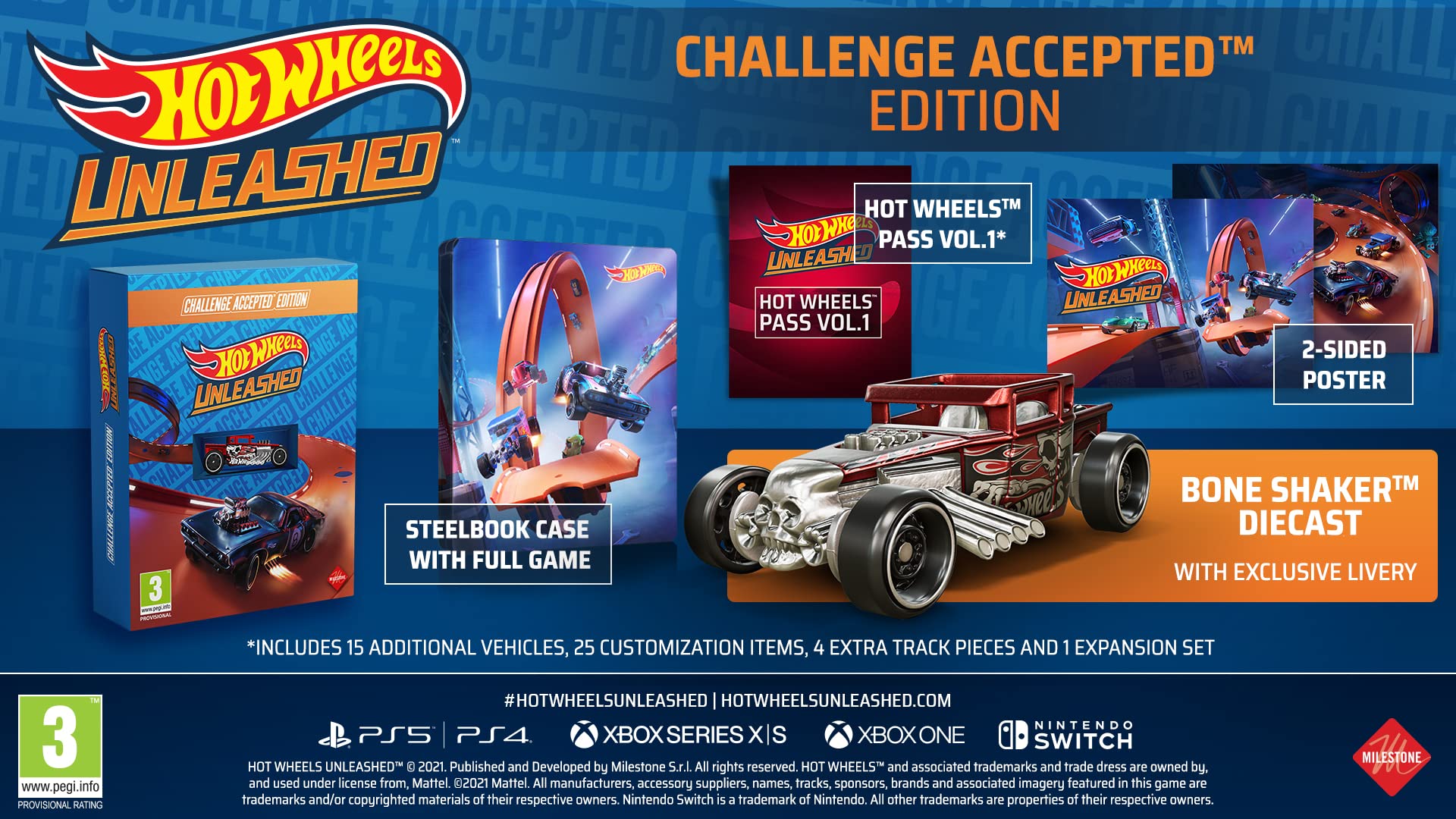 Hot Wheels Unleashed Challenge Accepted Edition - Thrilling PS4 Console Game