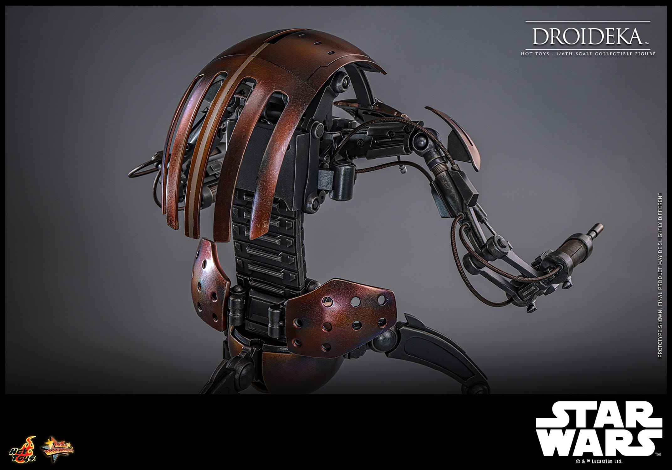 Hot Toys 1/6th Scale Star Wars The Phantom Menace Destructive Droideka Figure