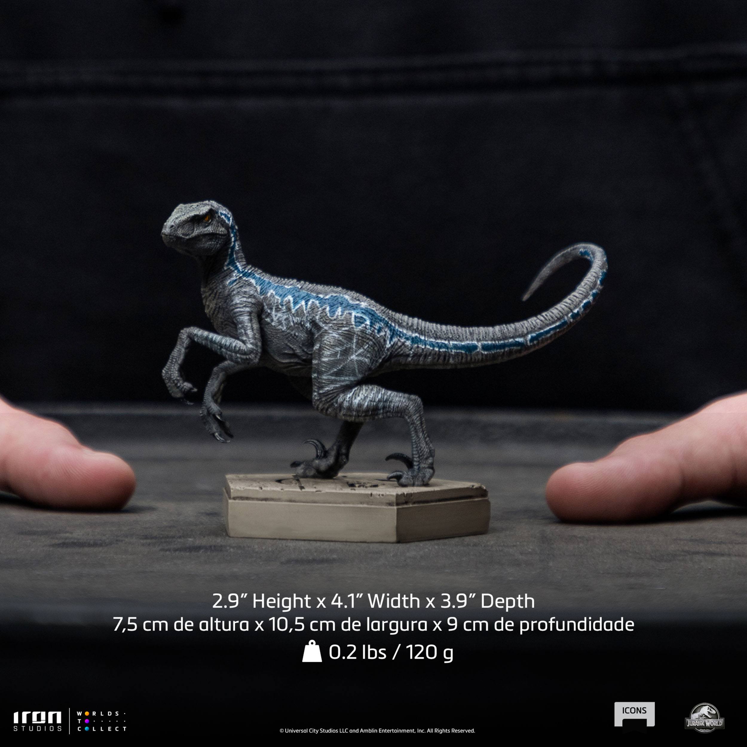 Iron Studios Jurassic World Velociraptor Blue (B) Collectible Statue
