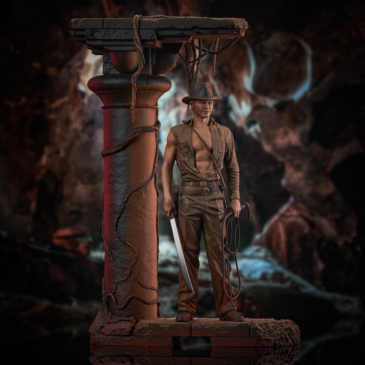 Limited Edition 1/7 Scale Indiana Jones Statue from Premier Collection of Temple of Doom