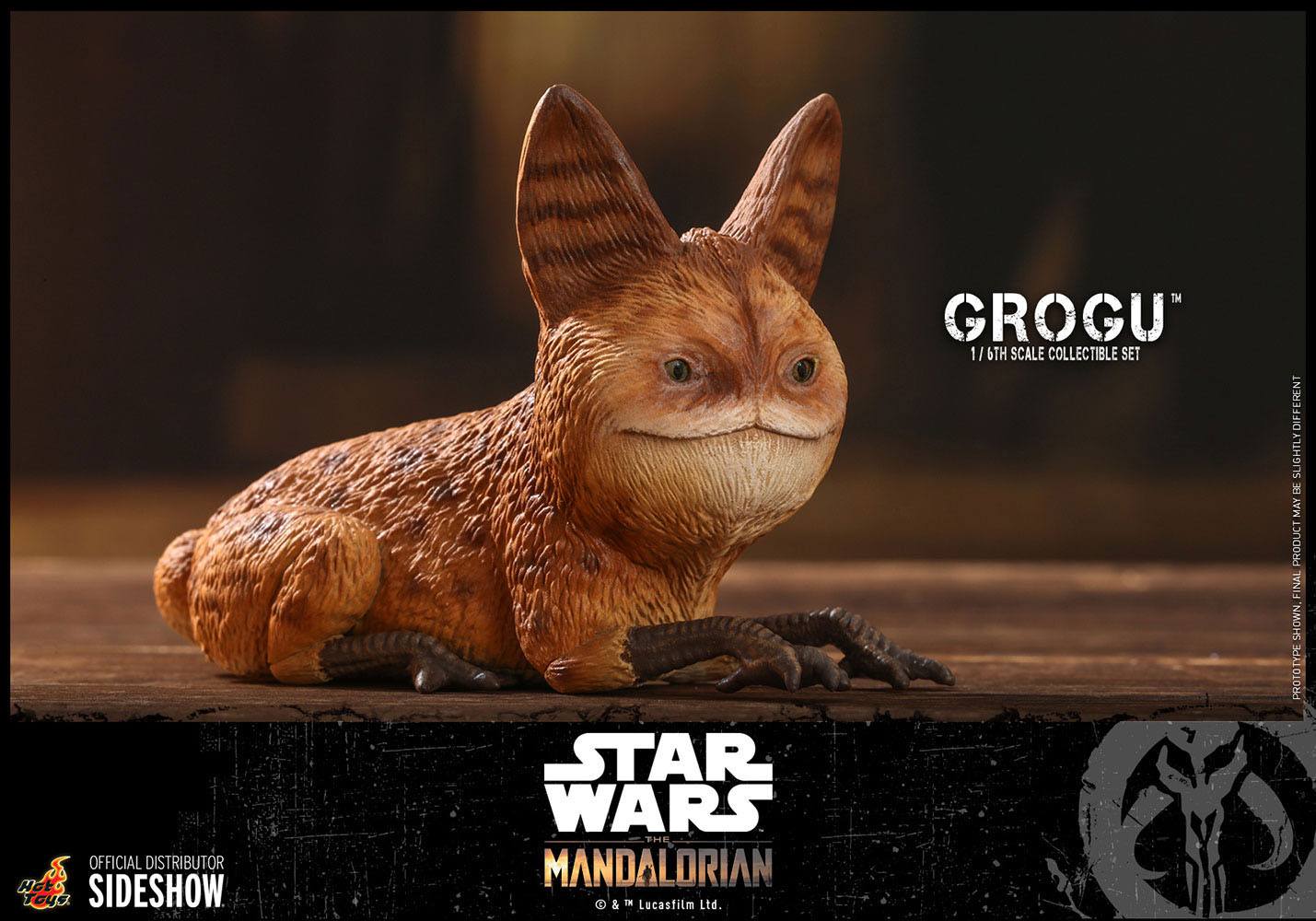 Hot Toys 1/6 Scale Collectible Figure Set of Grogu from Star Wars The Mandalorian