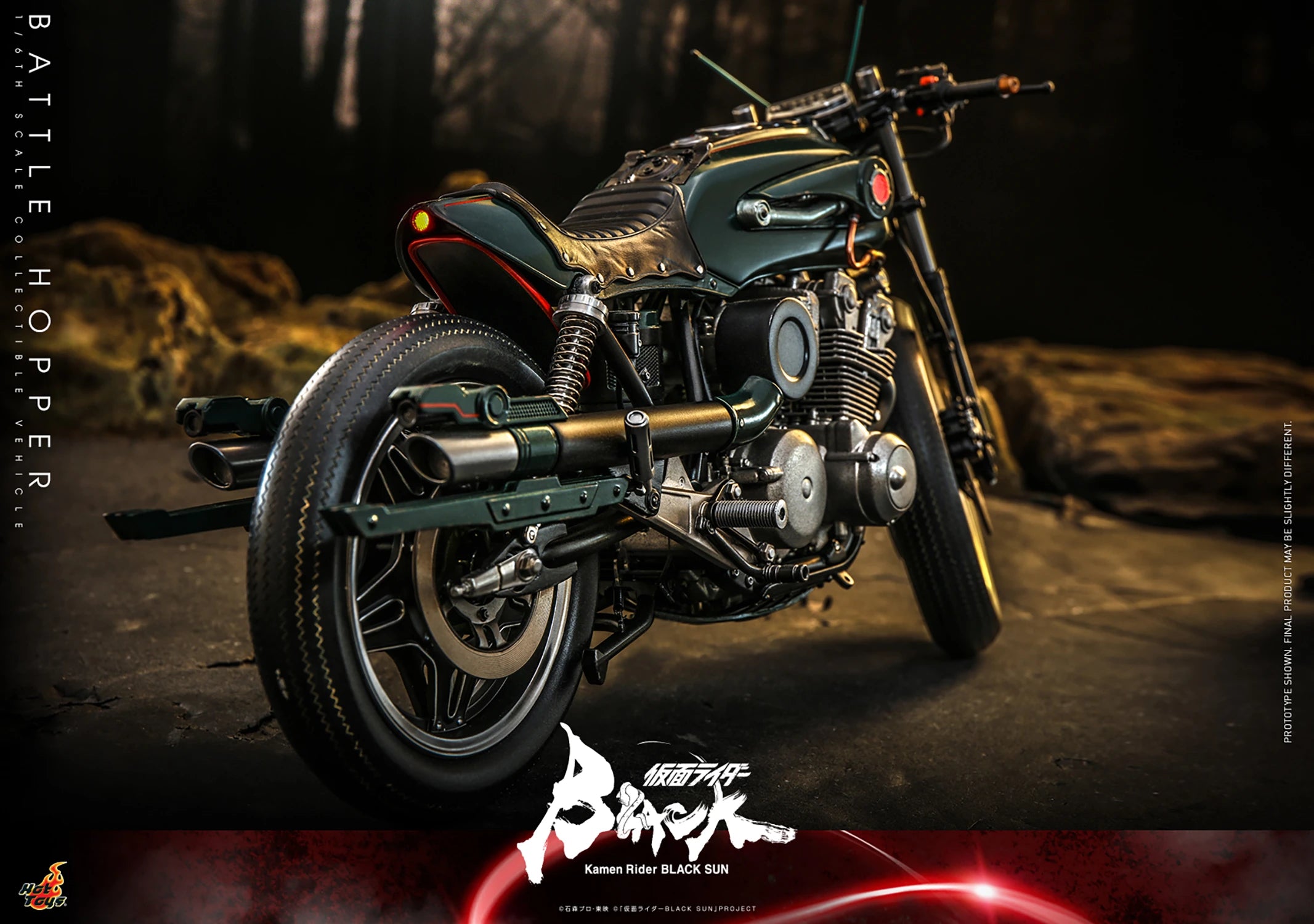 Hot Toys 1/6th Scale Collectible Kamen Rider Black Sun Battle Hopper Model Vehicle