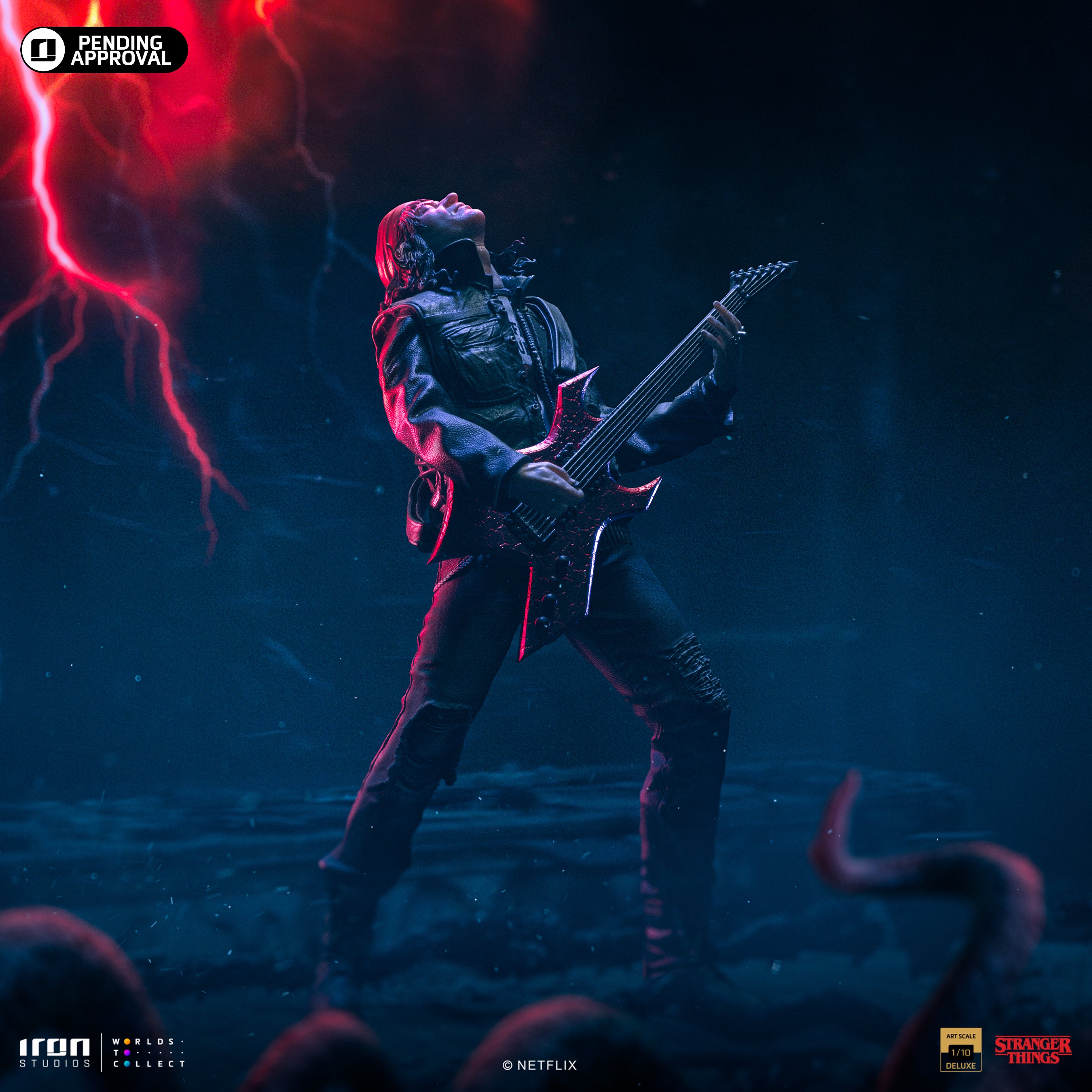 Iron Studios 1/10 Scale Limited Edition Deluxe Stranger Things Eddie Munson Statue