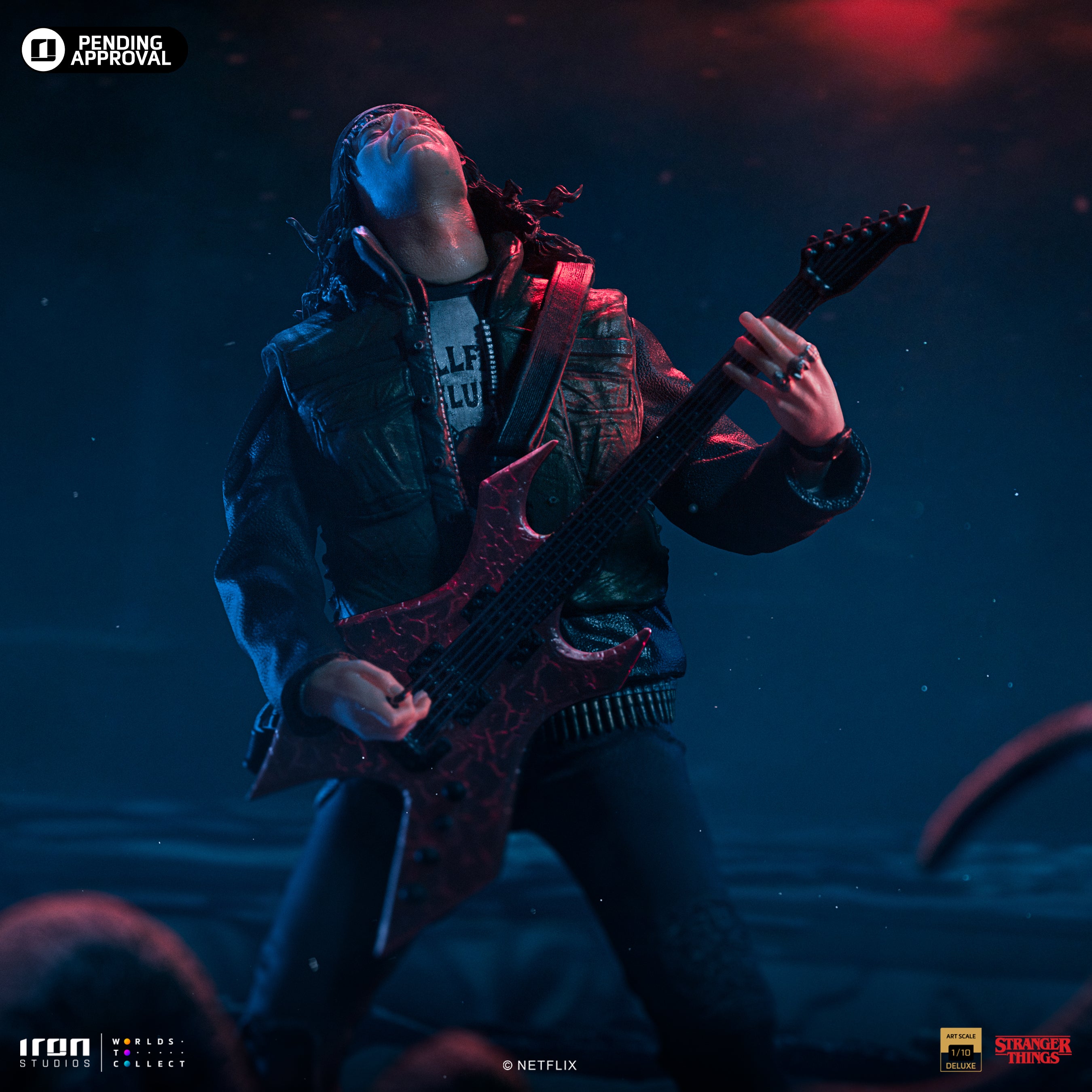 Iron Studios 1/10 Scale Limited Edition Deluxe Stranger Things Eddie Munson Statue