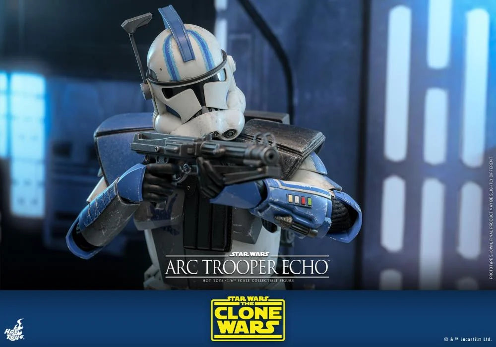 Hot Toys 1/6th Scale Collectible Star Wars The Clone Wars Action Figure - ARC Trooper Echo