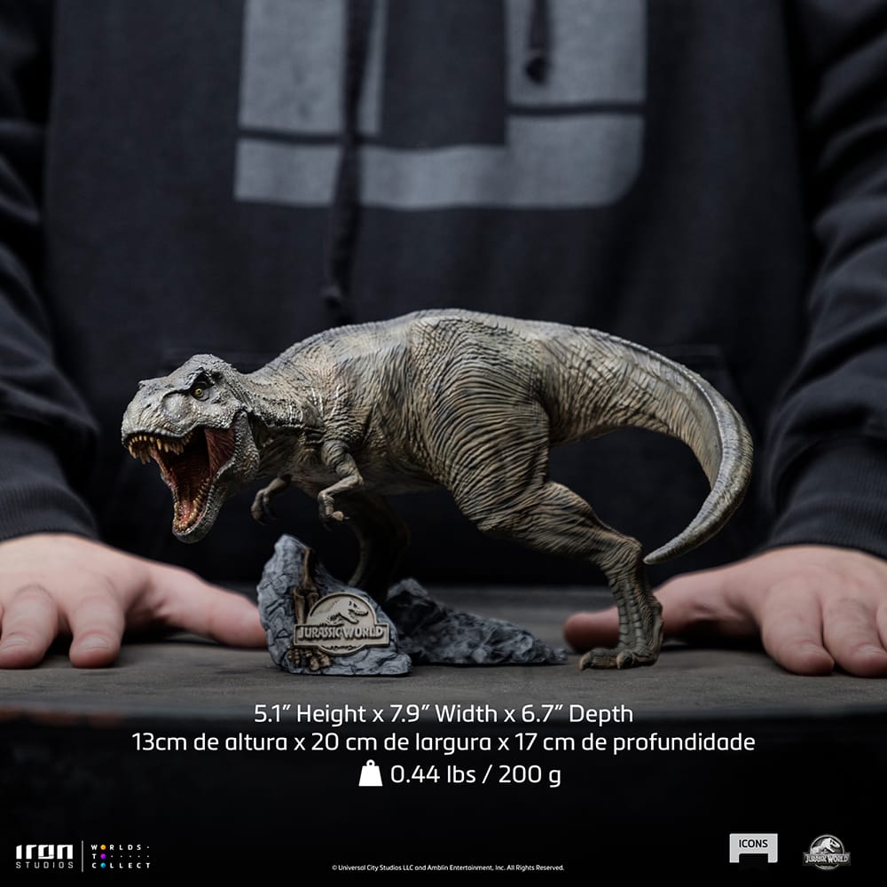 Iron Studios Collectible Jurassic World Icons Series Statue - Tyrannosaurus Rex