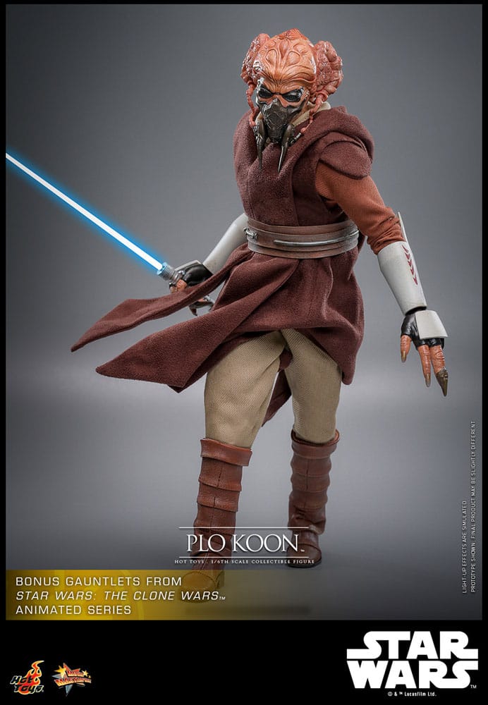 Hot Toys Highly Detailed 1/6th Scale Collectible Figure of Plo Koon from Star Wars: Revenge of the Sith