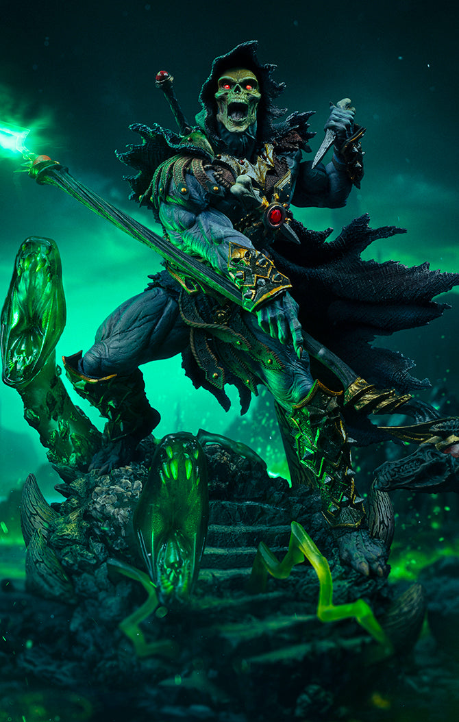 Limited Edition 1/10 Deluxe Art Scale Iron Studios Statue of Skeletor from Masters of the Universe Unleashed