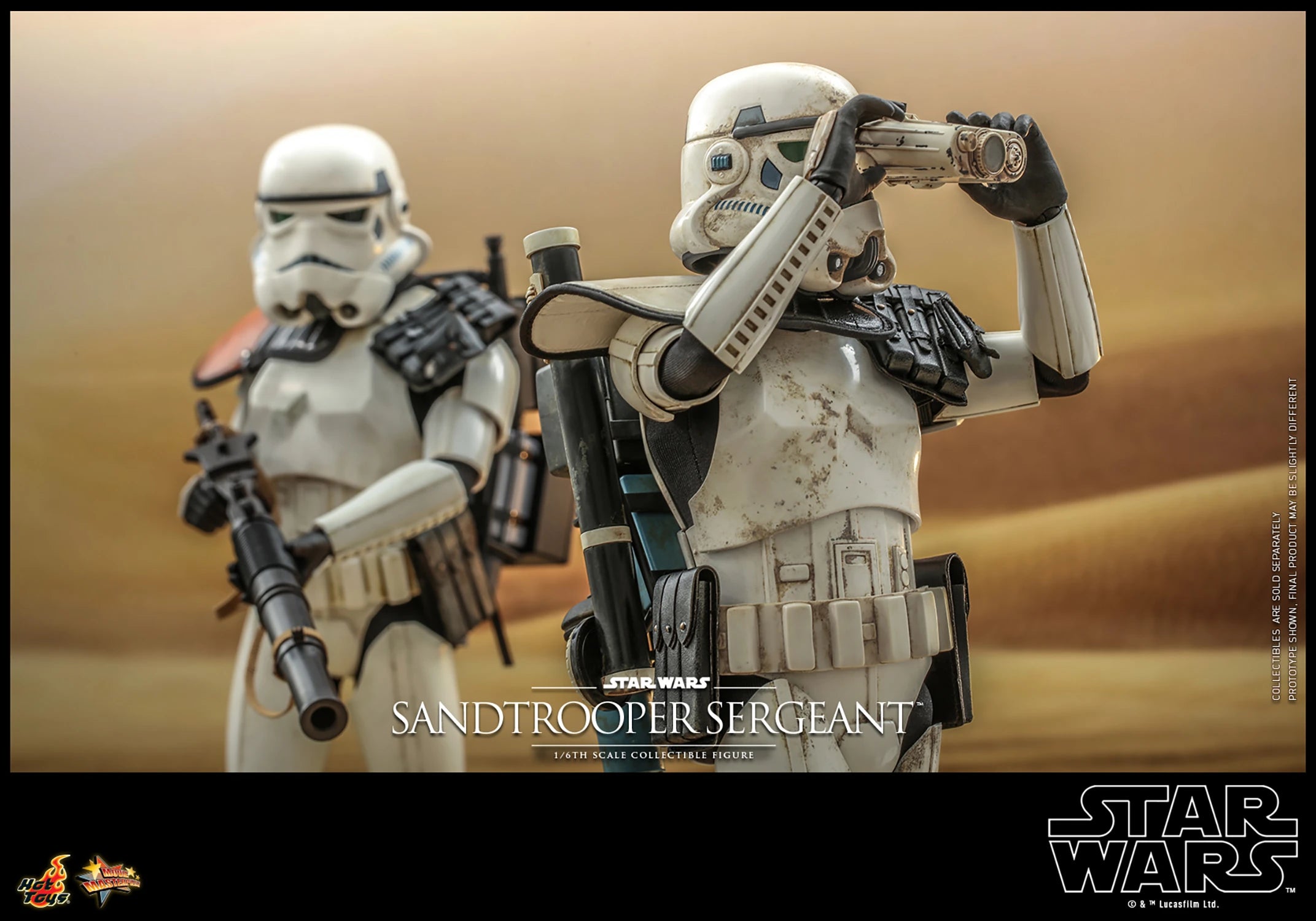 Hot Toys 1/6th Scale Star Wars A New Hope Sandtrooper Sergeant Collectible Figure