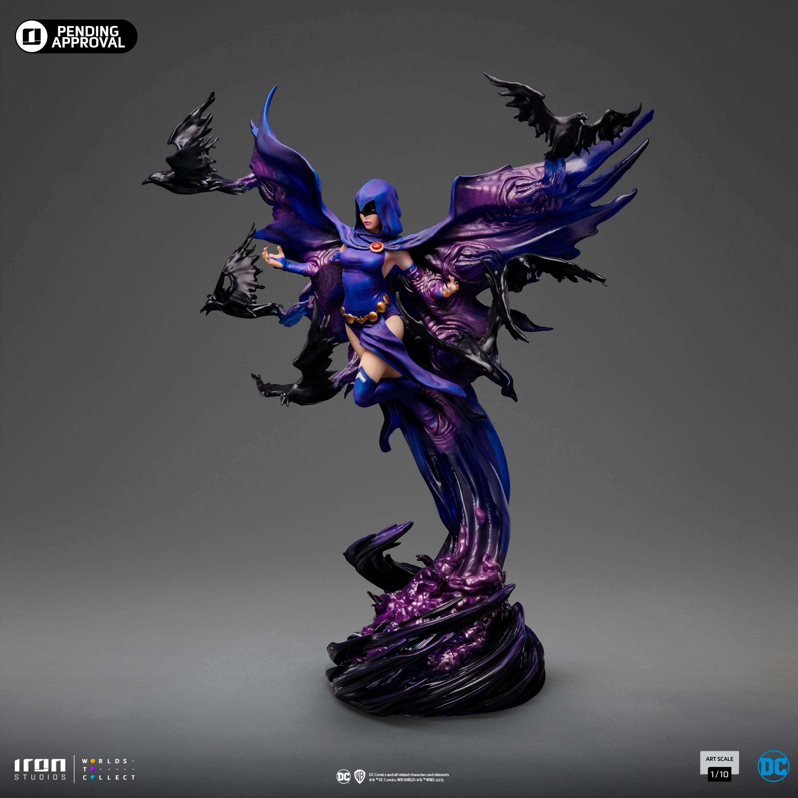 Iron Studios Limited Edition 1/10 Art Scale DC Comics Raven Statue