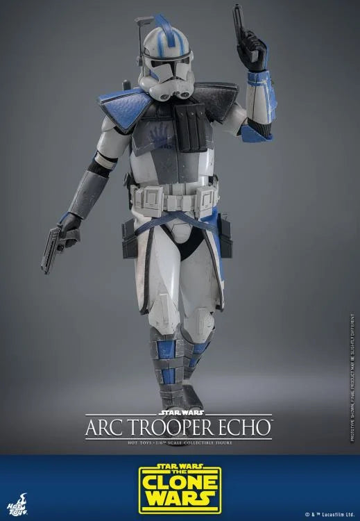 Hot Toys 1/6th Scale Collectible Star Wars The Clone Wars Action Figure - ARC Trooper Echo