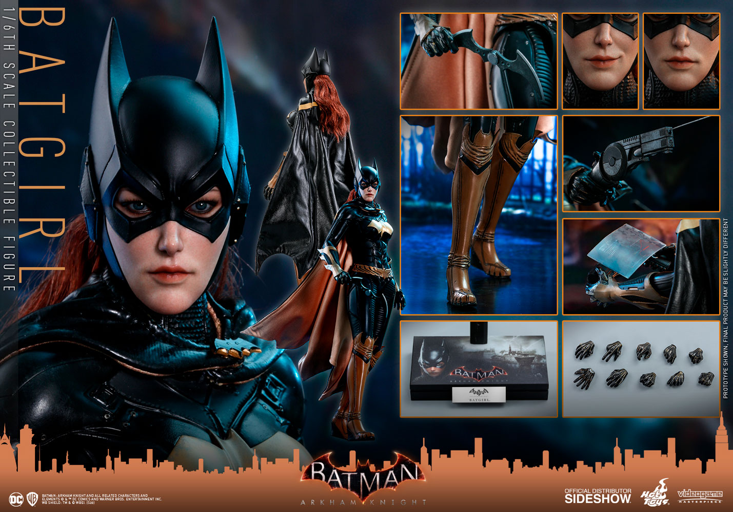 Hot Toys 1/6 Scale Masterpiece Action Figure - DC Comics Arkham Knight Batgirl